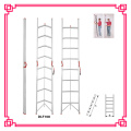 Lightweight Folding Free Standing A type Ladder, fold up stairs, small space foldable ladders